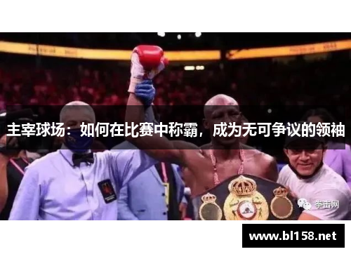 主宰球场：如何在比赛中称霸，成为无可争议的领袖